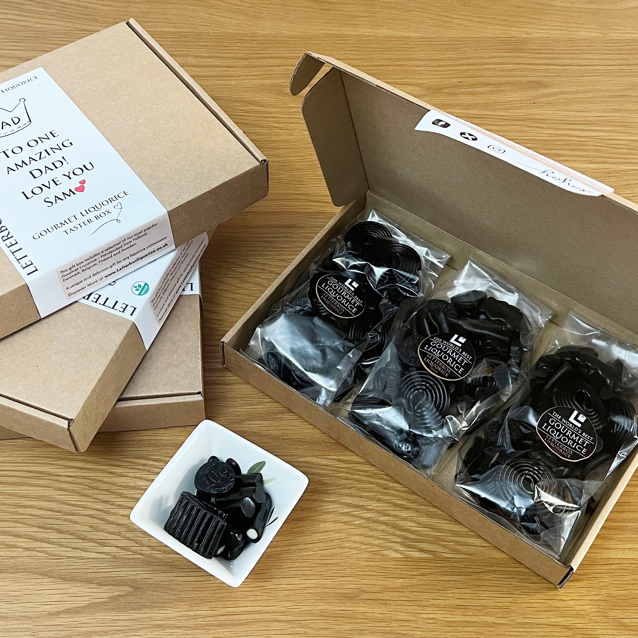 Black Liquorice Taster Box Gourmet Gifts UK